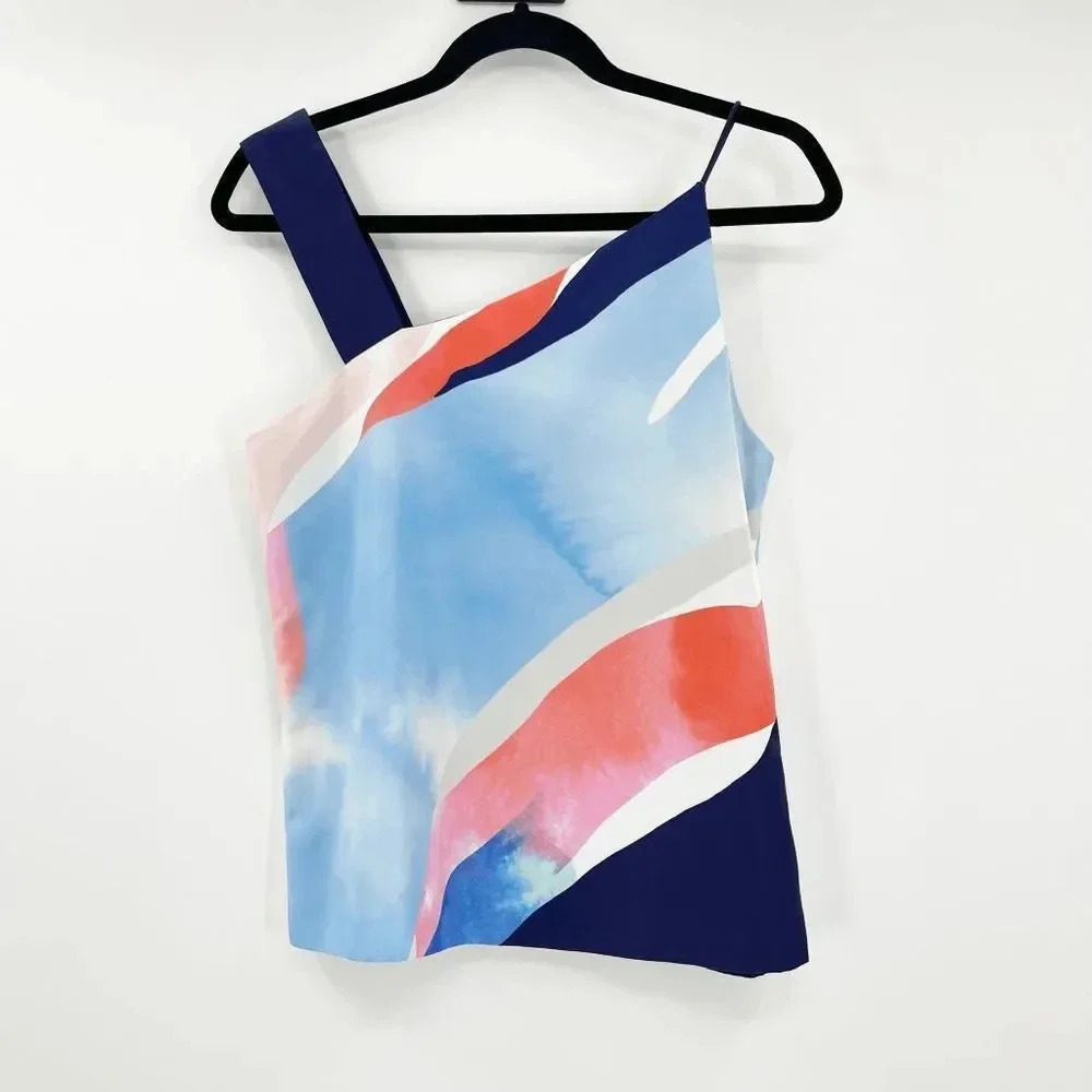 Finders Keepers Blue Glacier Tank‎ Blouse Top Women's Size S